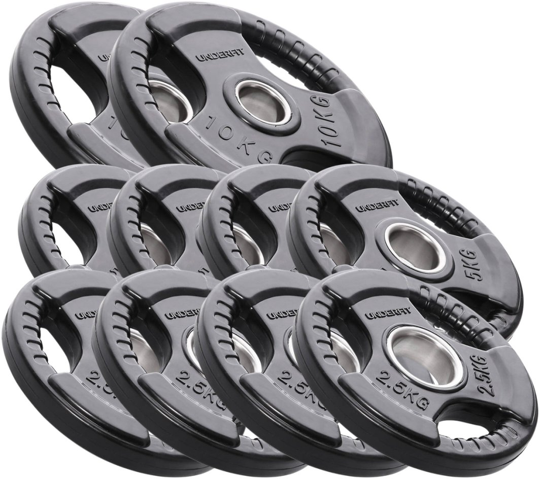 Zestaw obciążeń olimpijskich 50 kg UF11581 UNDERFIT 1