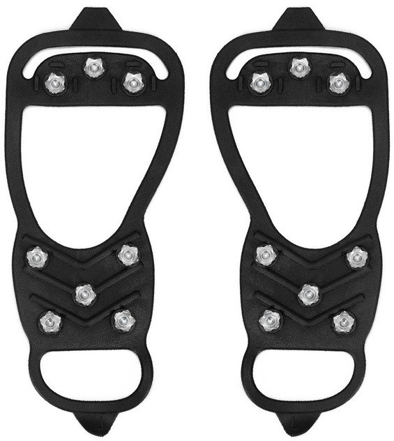 Springos Raczki turystyczne, nakładki kolcowe czarne uniwersalne rozmiar 41-45 1