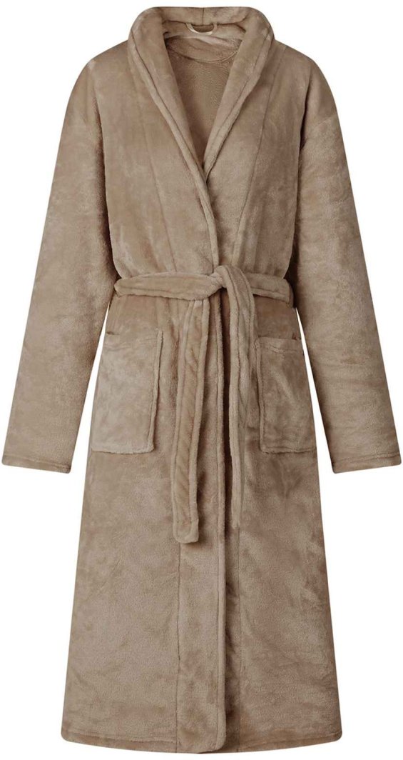 vidaXL Szlafrok bez kaptura Camel s Flanela 1