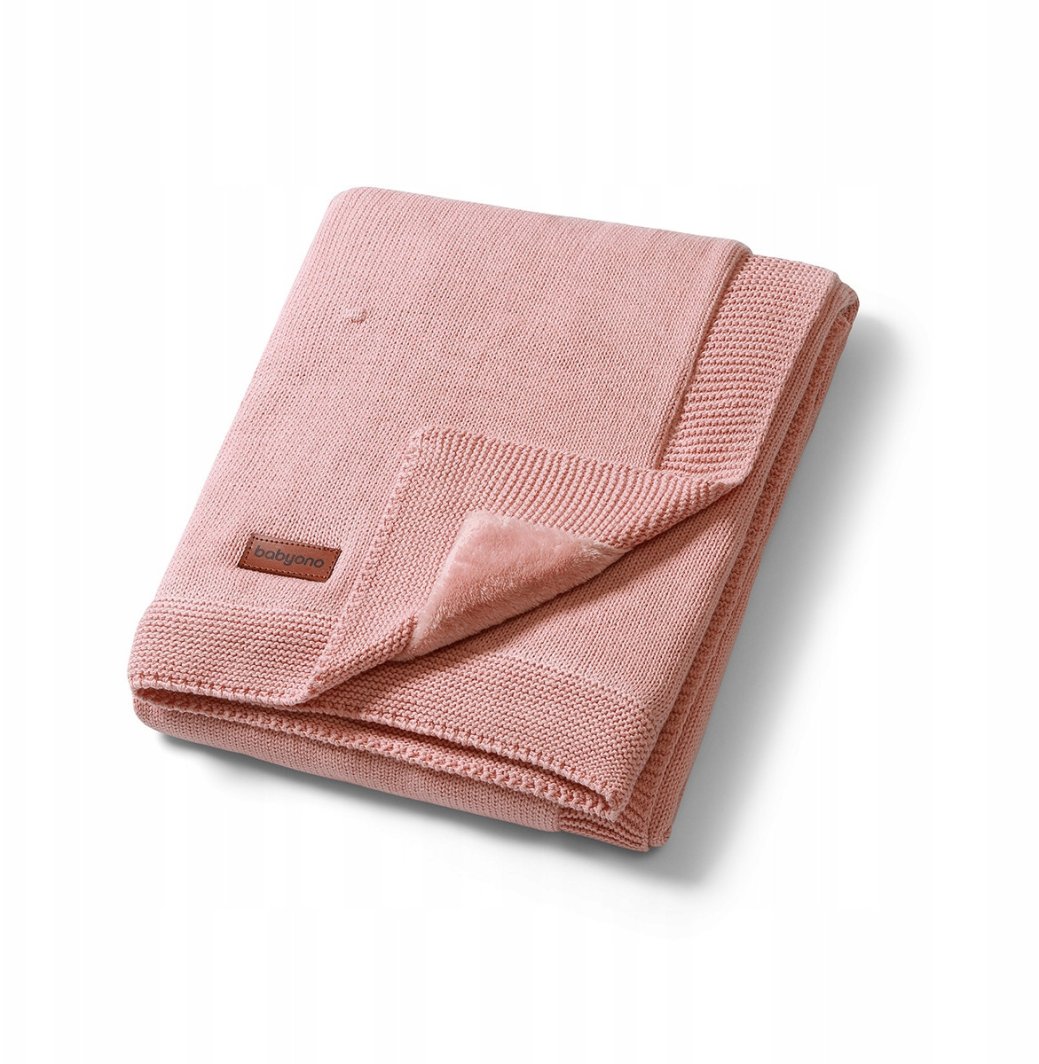 BABY ONO 1671/01 KOCYK BAWEŁNIANY Z       FLANELOWYM PODZSZYCIEM RÓŻOWY