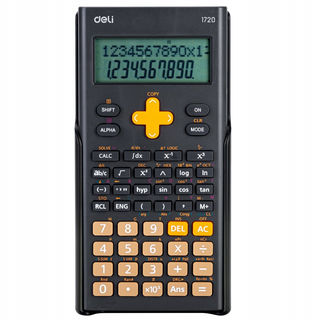 Kalkulator Deli Kalkulator naukowy ciemnoszary 1