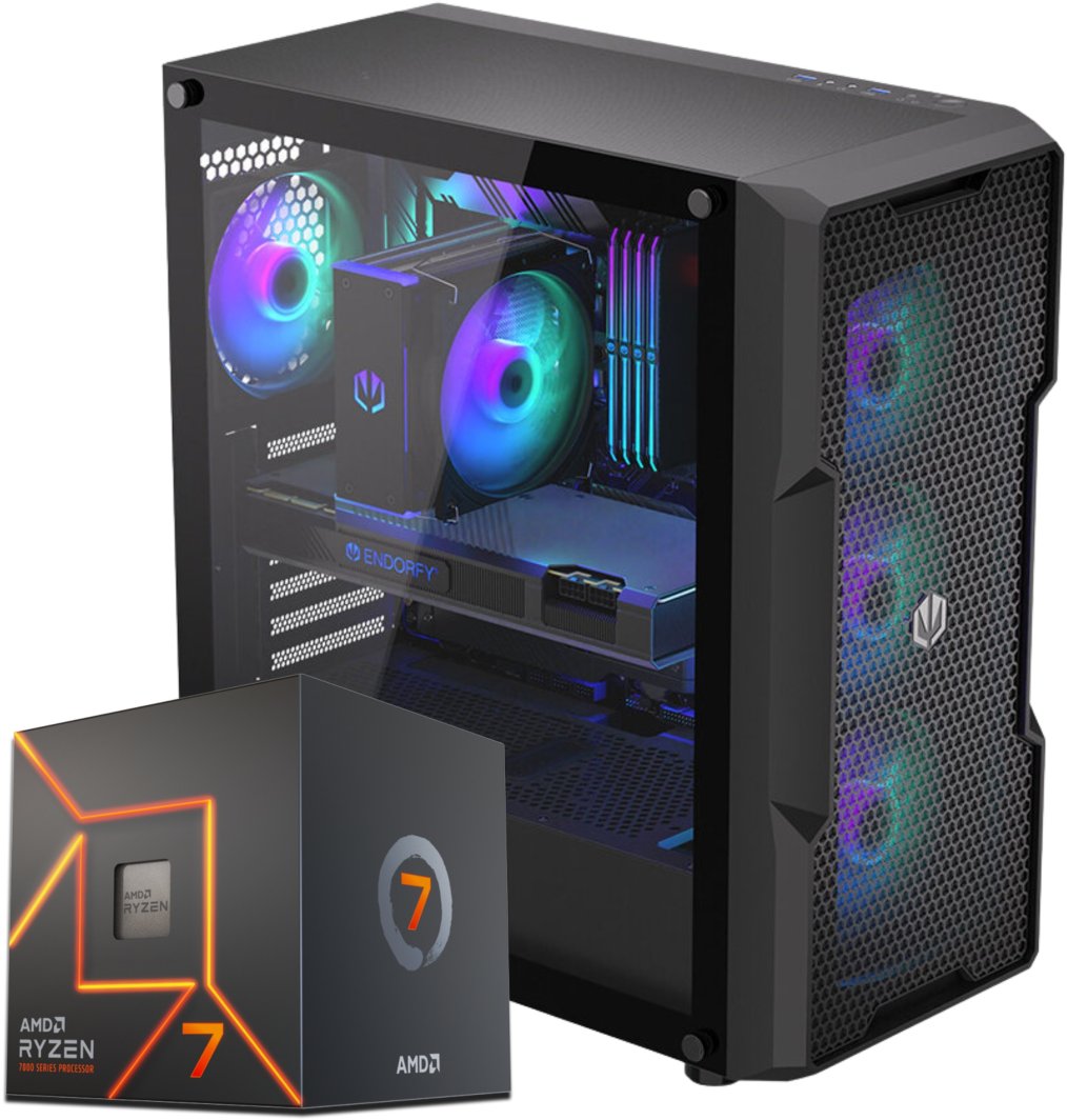 Komfig Komputer Gamingowy Ryzen 7 7800X3D RX 9070 32GB DDR5 2TB M2