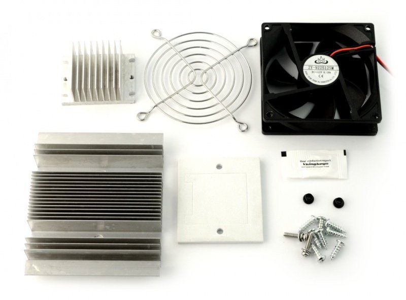 Wentylator SilentiumPC Radiator z wentylatorem Peltiera 92mm do elementu 40mm