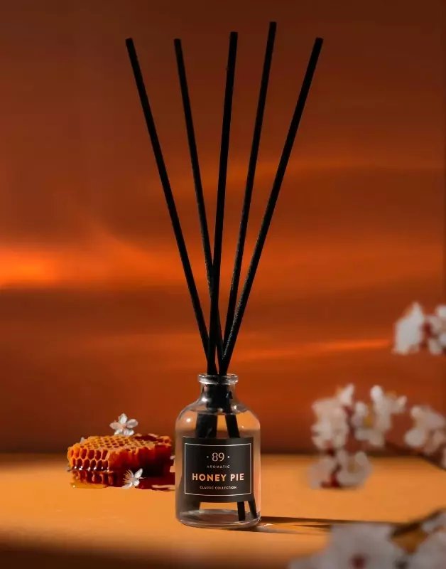 Dyfuzor zapachowy La Casa de los Aromas Aromatic89 Honey Pie klasyczna butelka 50 ml - Niedru difuzors