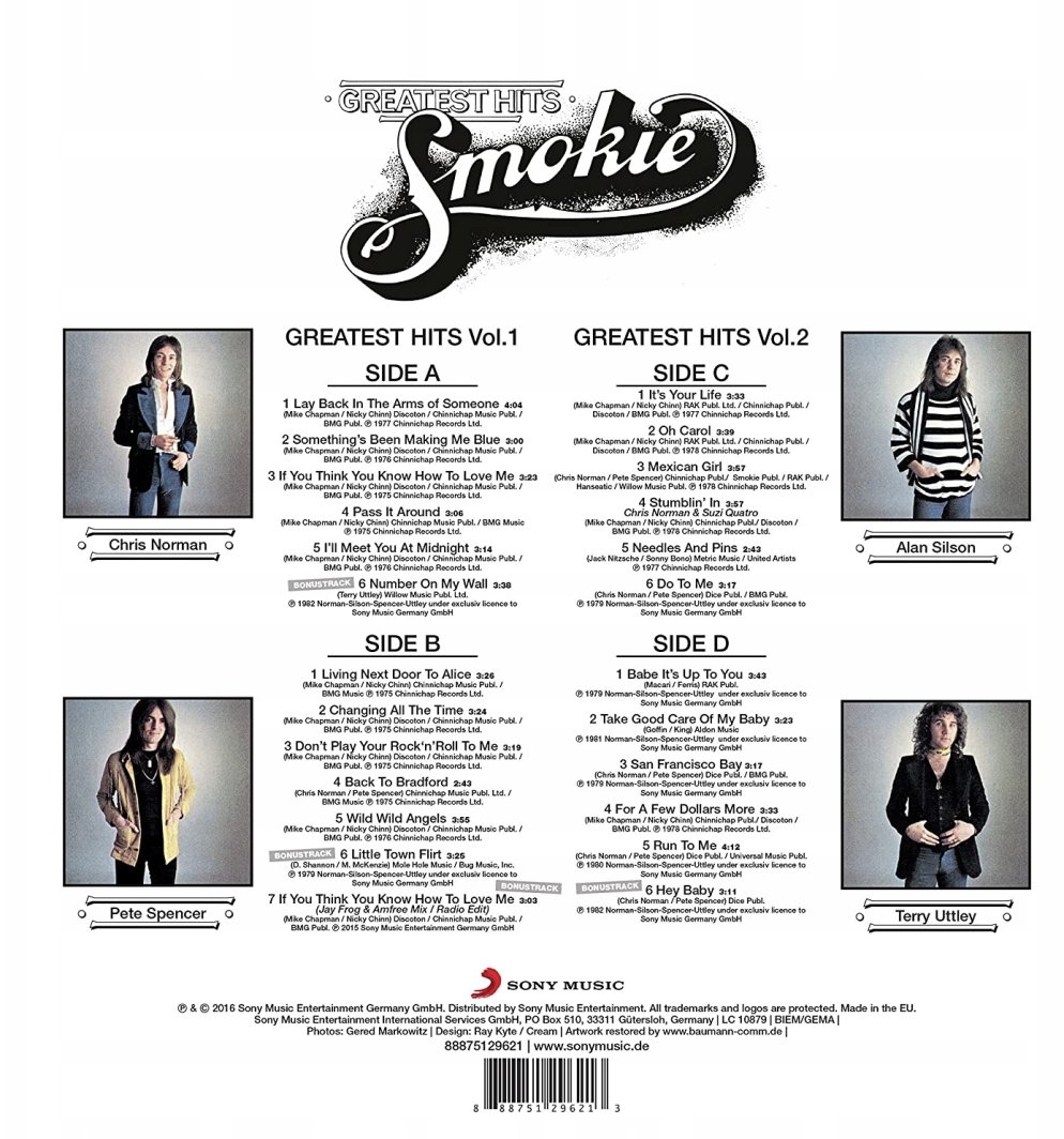 Gramofon ION SMOKIE Greatest Hits (Bright White Vinyl, Limited Edition)