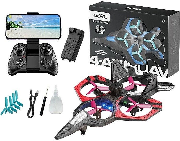 Samolot dron R/C czteroosiowy USB MIX