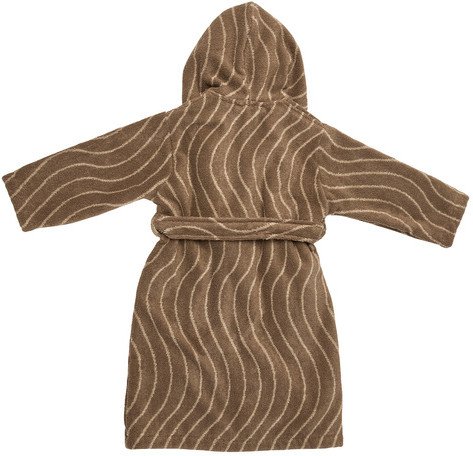 Leander Badekåbe str. 3-4 år Woodland bomuld - Mocca