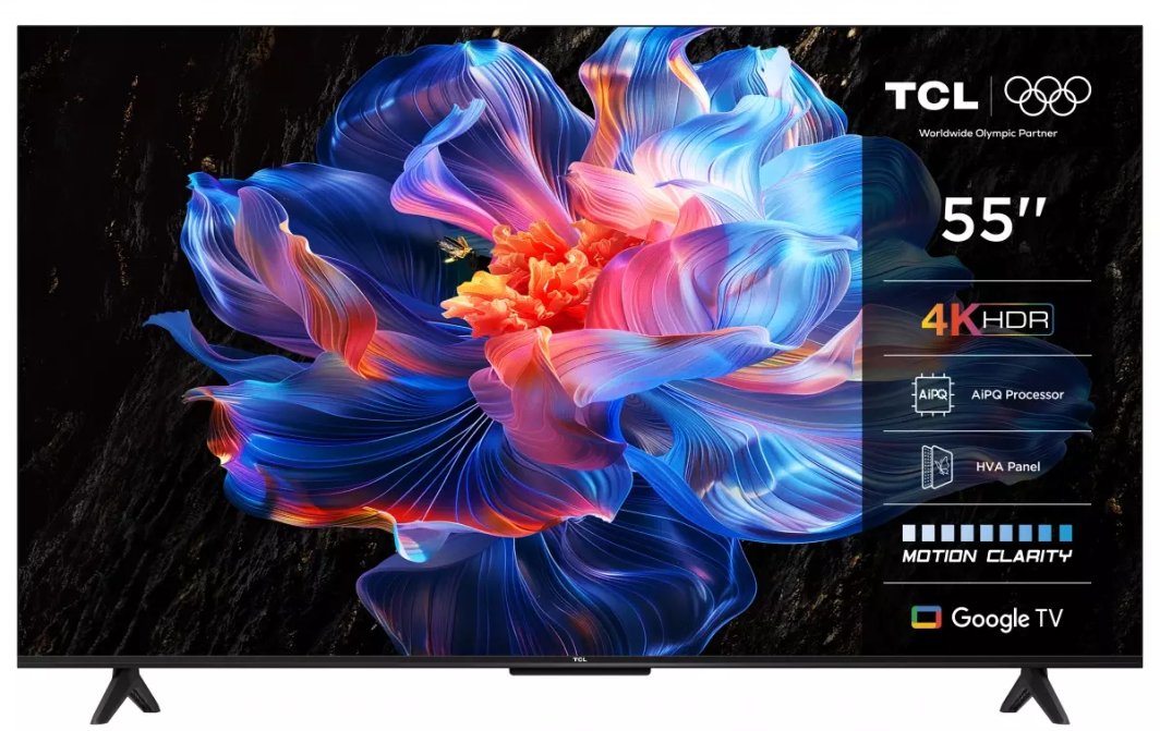 Telewizor TCL 55P69K Telewizor 139,7 cm (55") 4K Ultra HD Smart TV Wi-Fi Czarny