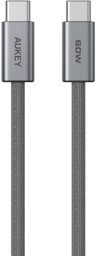Kabel USB Aukey USB-C - USB-C 1.8 m Szary (Aukey) 1