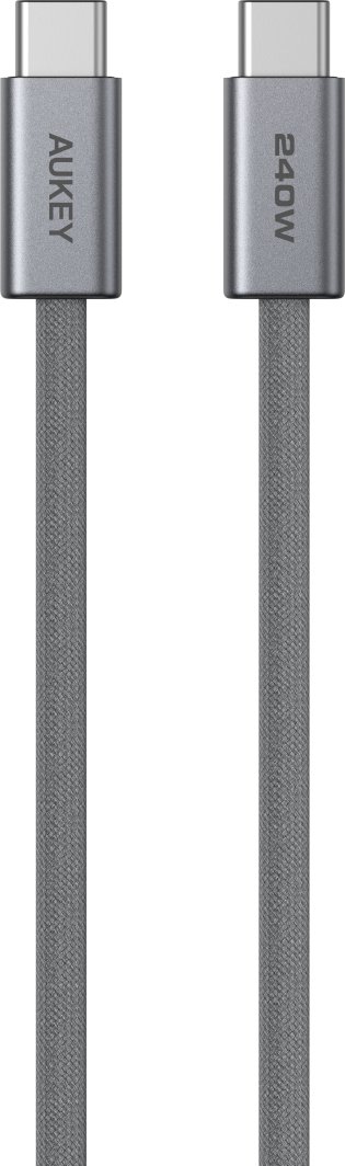 Kabel USB Aukey USB-C - USB-C 1 m Szary (Aukey) 1