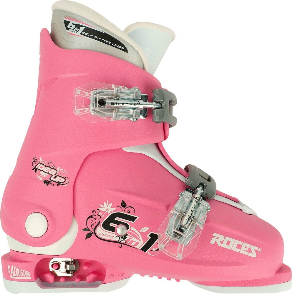 Roces Buty narciarskie Idea Up Junior różowo-białe 450491 009 30-35 1