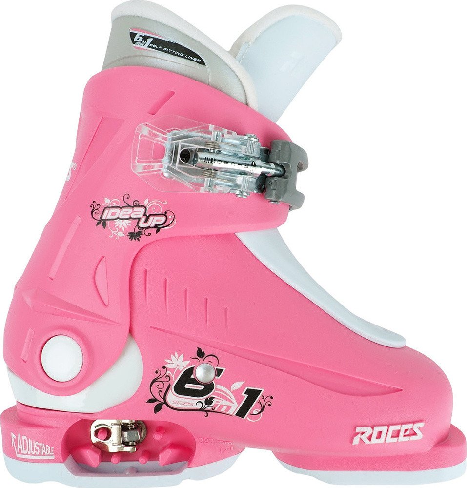 Roces Buty narciarskie Idea Up Junior różowo-białe 450490 009 25-29 1