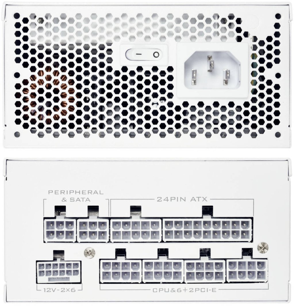 Zasilacz Lian Li SP850 V2 Gold Zasilacz modular, ATX, 850 Watt, biały