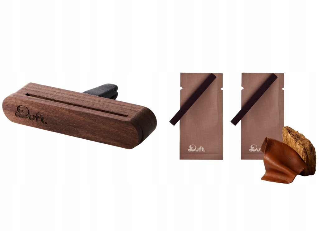 Zapach do samochodu DUFT Classic Drive – drewniany dyfuzor na kratkę +2 wkłady