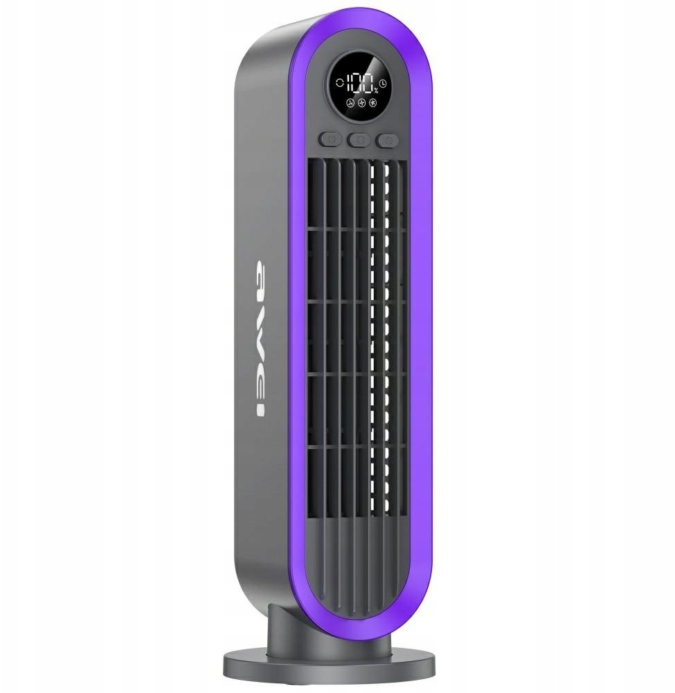 Wentylator Awei Wiatrak kolumnowy 3600mAh szary