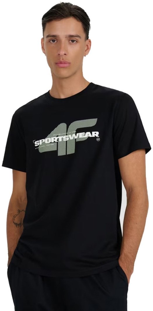 4f KOSZULKA MĘSKA BAWEŁNIANA 4FWAW25TTSHM3127-20S 1