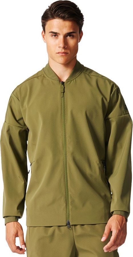 Adidas Bluza męska Z.N.E. Tracktop woven zielona r. L (B49253)