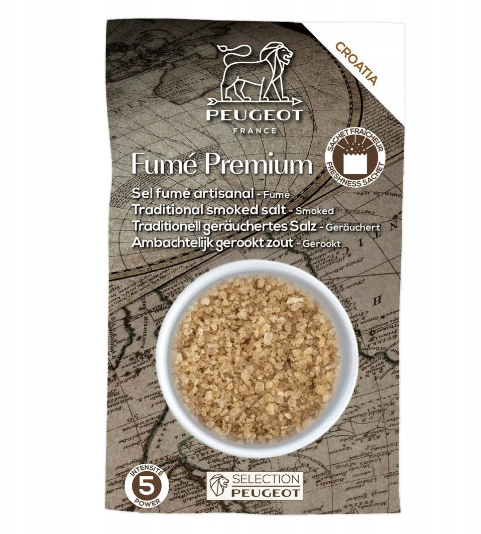 Peugeot Sól, 150 gr, chorwacka, Smoked Salt 1