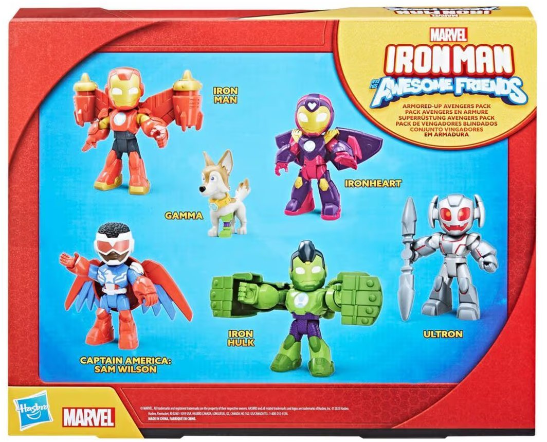 Figurka Avengers playset Armored Up Avengers Pack, 7,5 cm