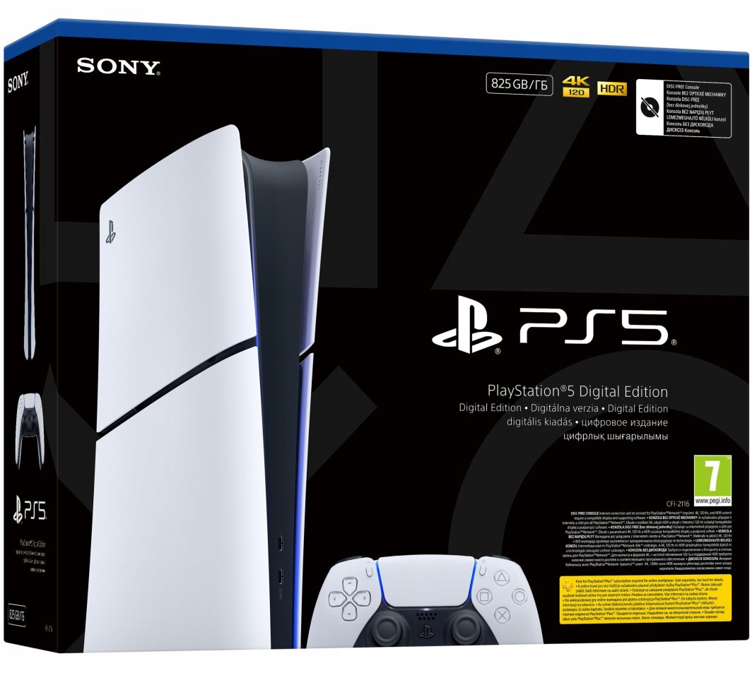 Sony Konsola PlayStation digital slim e-chassis 1