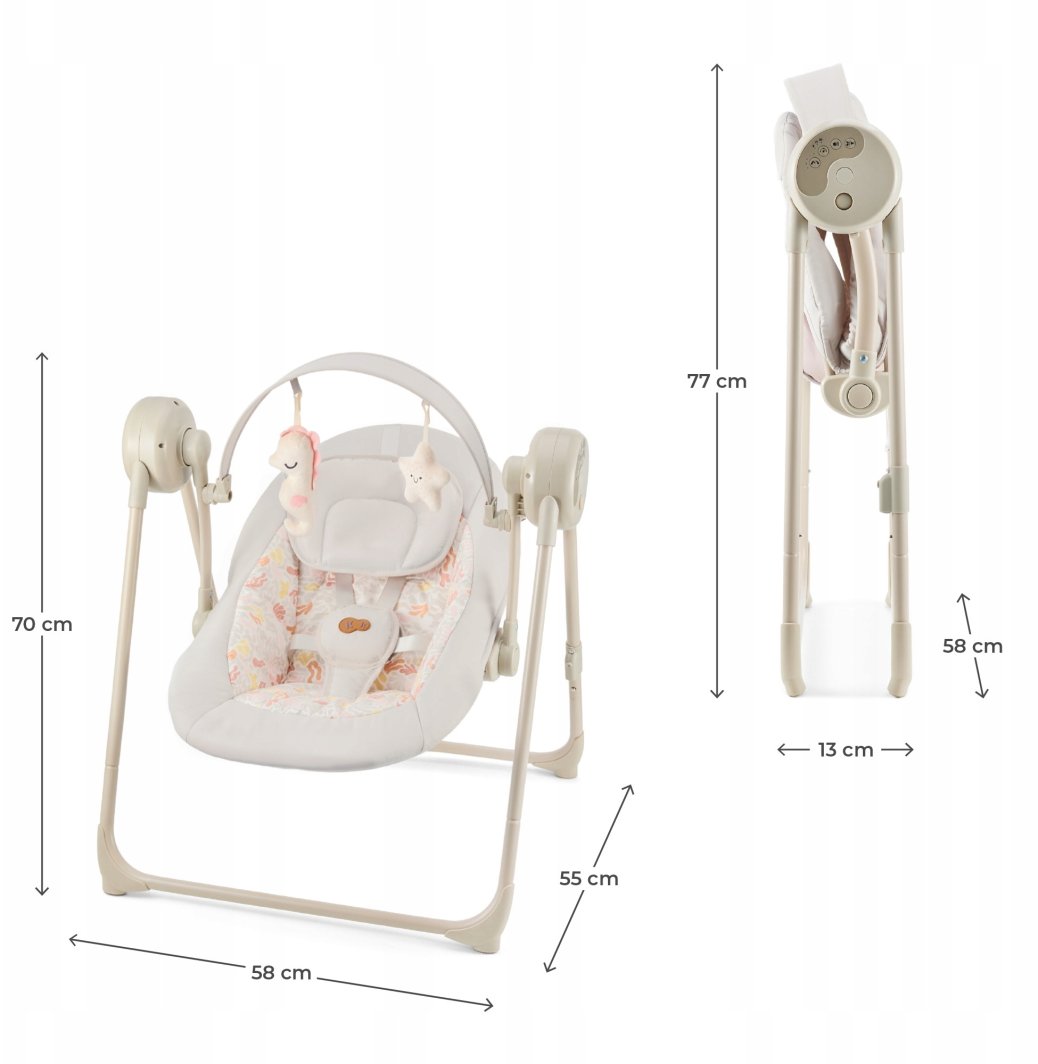 Hulajnoga KinderKraft Huśtawki Swingee, beige 1