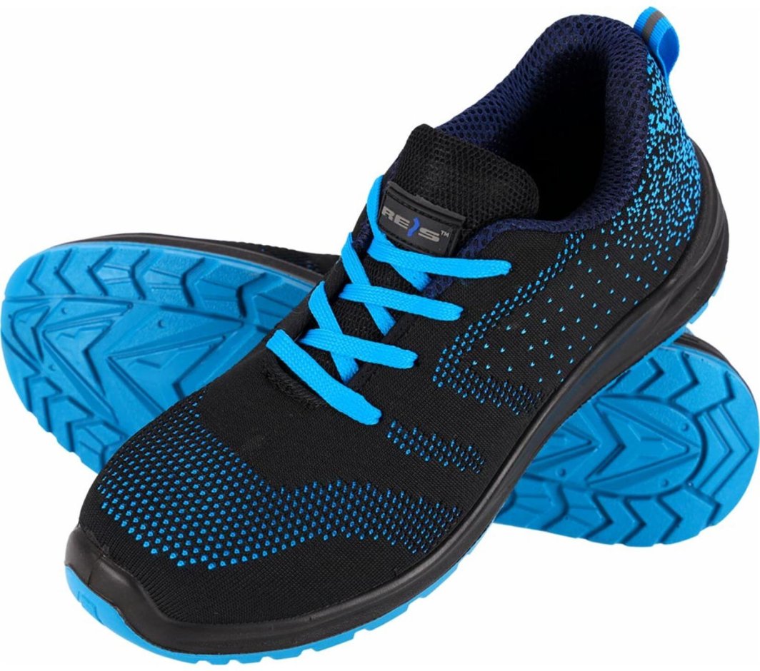 BRDROP S1 SR FO - Półbuty bezpieczne stalowy podnosek tkanina podeszwa antypoślizgowa olejoodporna antyelektrostatyczna - czarno-szary 46 1