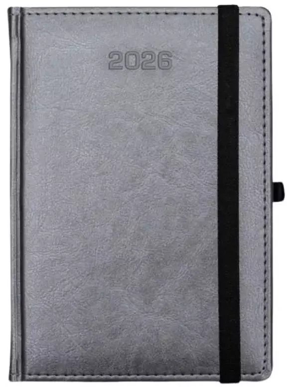 Kalendarz 2026 tygodniowy A5 Nebraska z gumką MIX 1