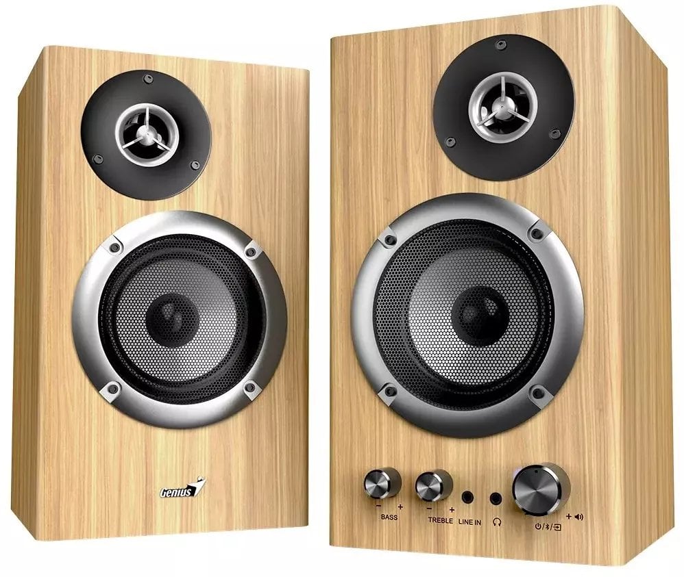 Głośniki komputerowe Genius Reproduktor SP-HF1812BT, BT, 3.5mm jack, 50W, jasne drewno 1