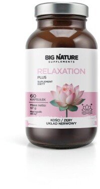 BIG NATURE_Relaxation Plus suplement diety 60 kapsułek 1