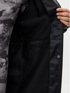 Kurtka męska Rains wodoodporny płaszcz STRING W PARKA W3 18550 84 BLACK GRAIN S 1