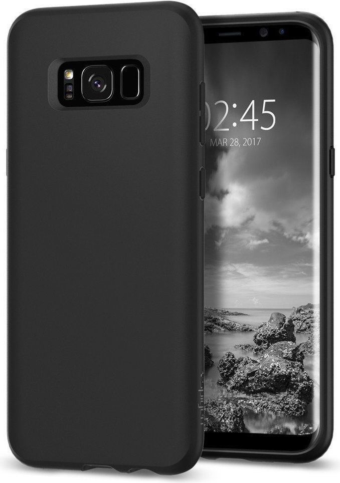 Spigen Nakładka Liquid Crystal Matte do Samsung Galaxy S8+ czarna 1