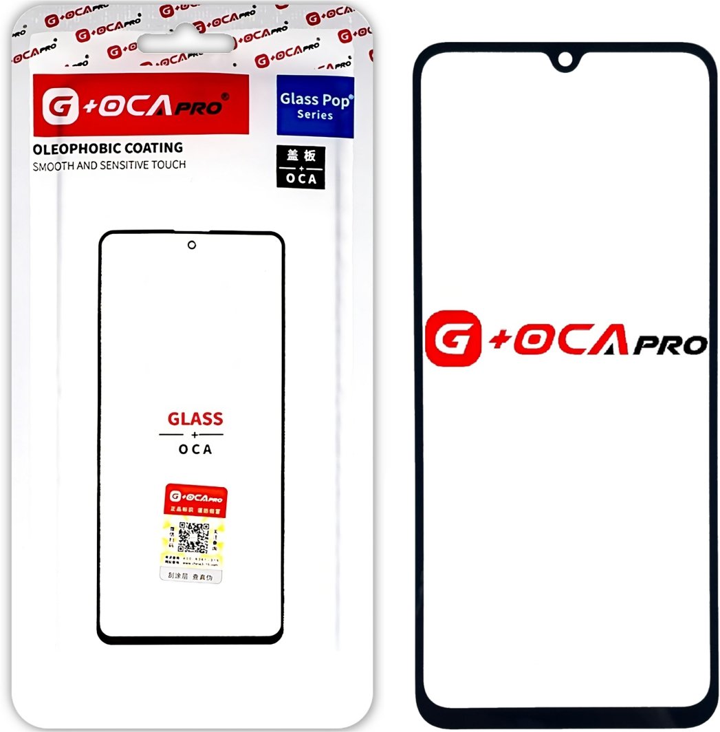 Szybka z Klejem OCA do Samsung Galaxy A03s Refabrykacja G+ OCA Pro 162mm 1