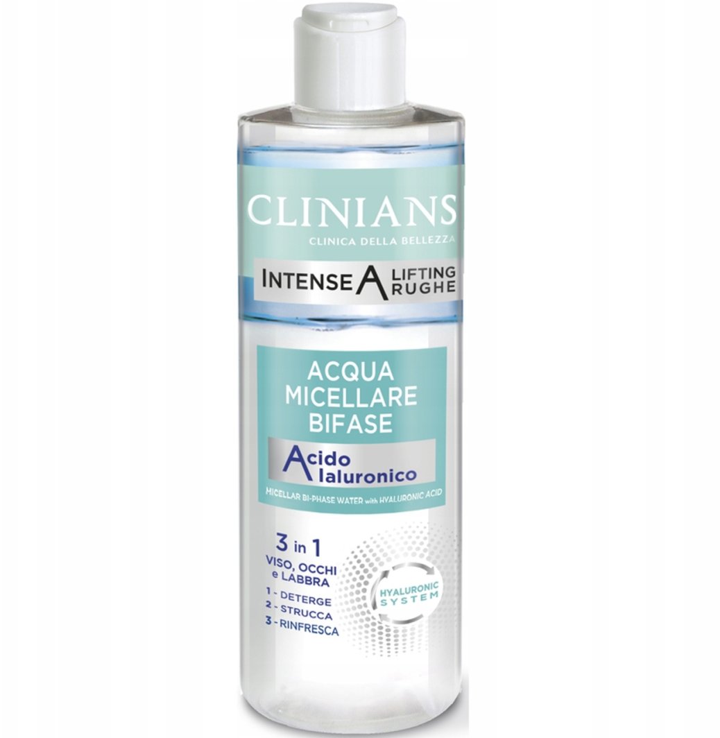 Clinians INTENSE A LIFTING zmarszczki BIFASE micellar water, 400 ml