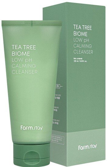Farmstay TEA TREE BIOME LOW PH CALMING cleanser do twarzy, 180 ml