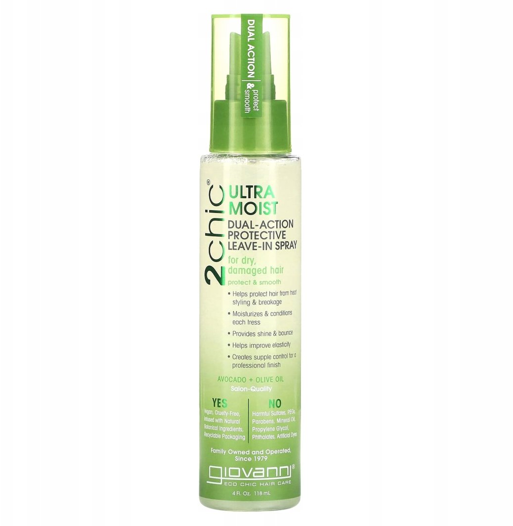 GIOVANNI 2CHIC AVOCADO & OLIVE OIL ULTRA - MOIST hair spray, 118 ml