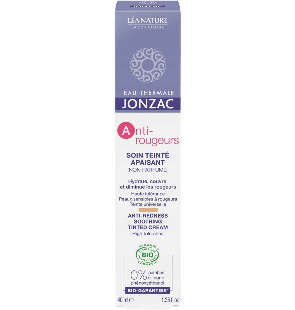 EAU THERMALE JONZAC ANTI-REDNESS SOOTHING TINTED face cream, 40 ml