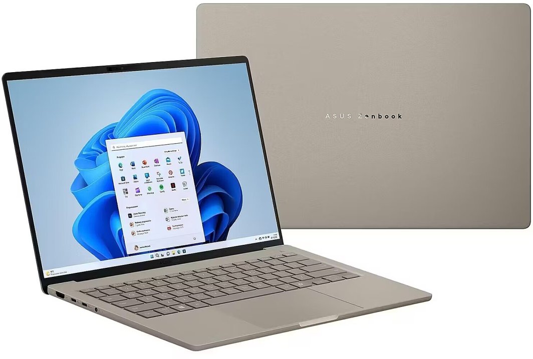 Laptop Asus ZenBook A14 OLED UX3407QA-QD289W - Snapdragon X1-26-100 | 14" | 16GB | 512GB | W11H | Beżowy 1