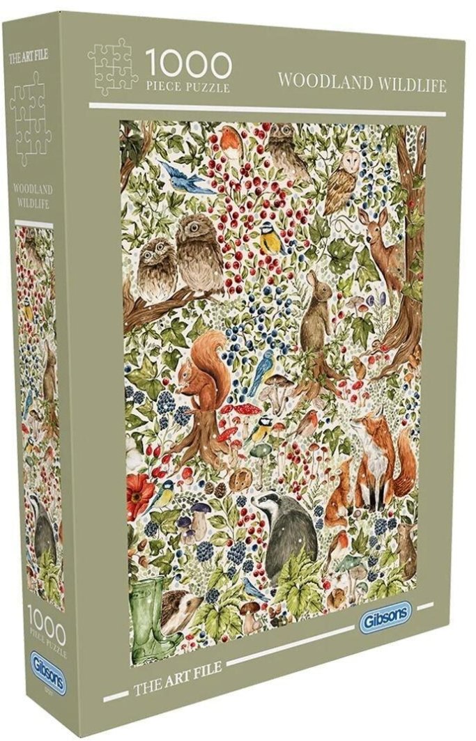 Puzzle 1000 Leśne zwierzęta