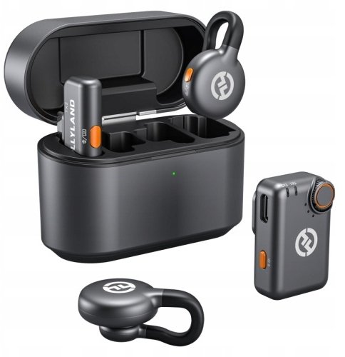 Mikrofon Hollyland LARK M2S Mini Combo wireless lavalier microphone, star gray