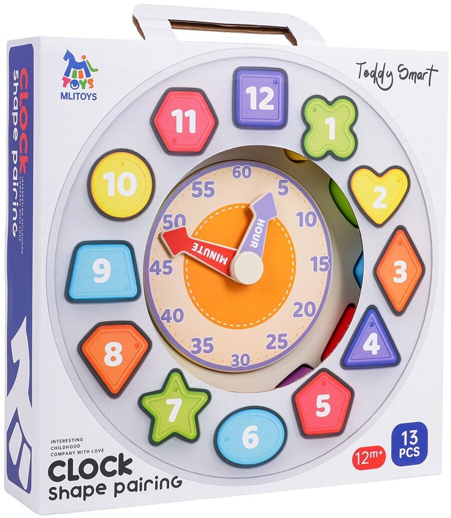 Zegar dla Najmłodszych Różne Kształty