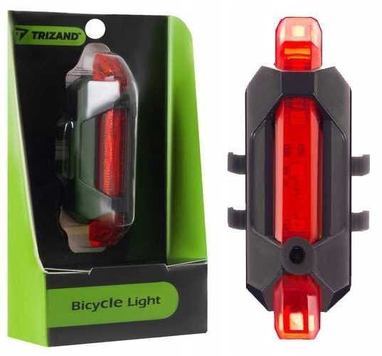 Lampka rowerowa tylna USB 1