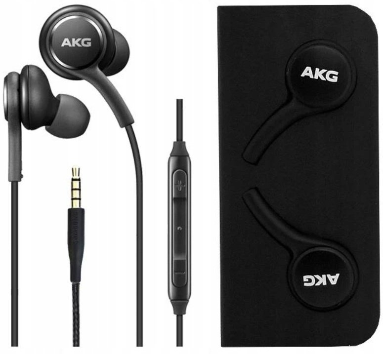 Słuchawki Samsung Słuchawki Dokanałowe Mini Jack 3.5MM AKG IG955 Czarne Przewodowe one size 1
