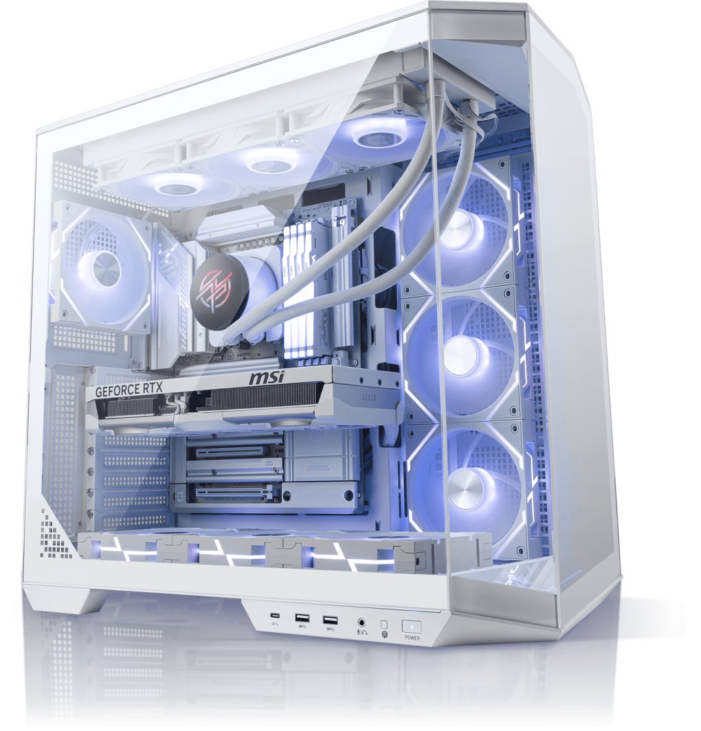 Komputer Game X Powered By MSI Project Zero, Ryzen 5 9600X, 32 GB, RTX 5070 Ti, 1 TB M.2 PCIe Windows 11 Home 1