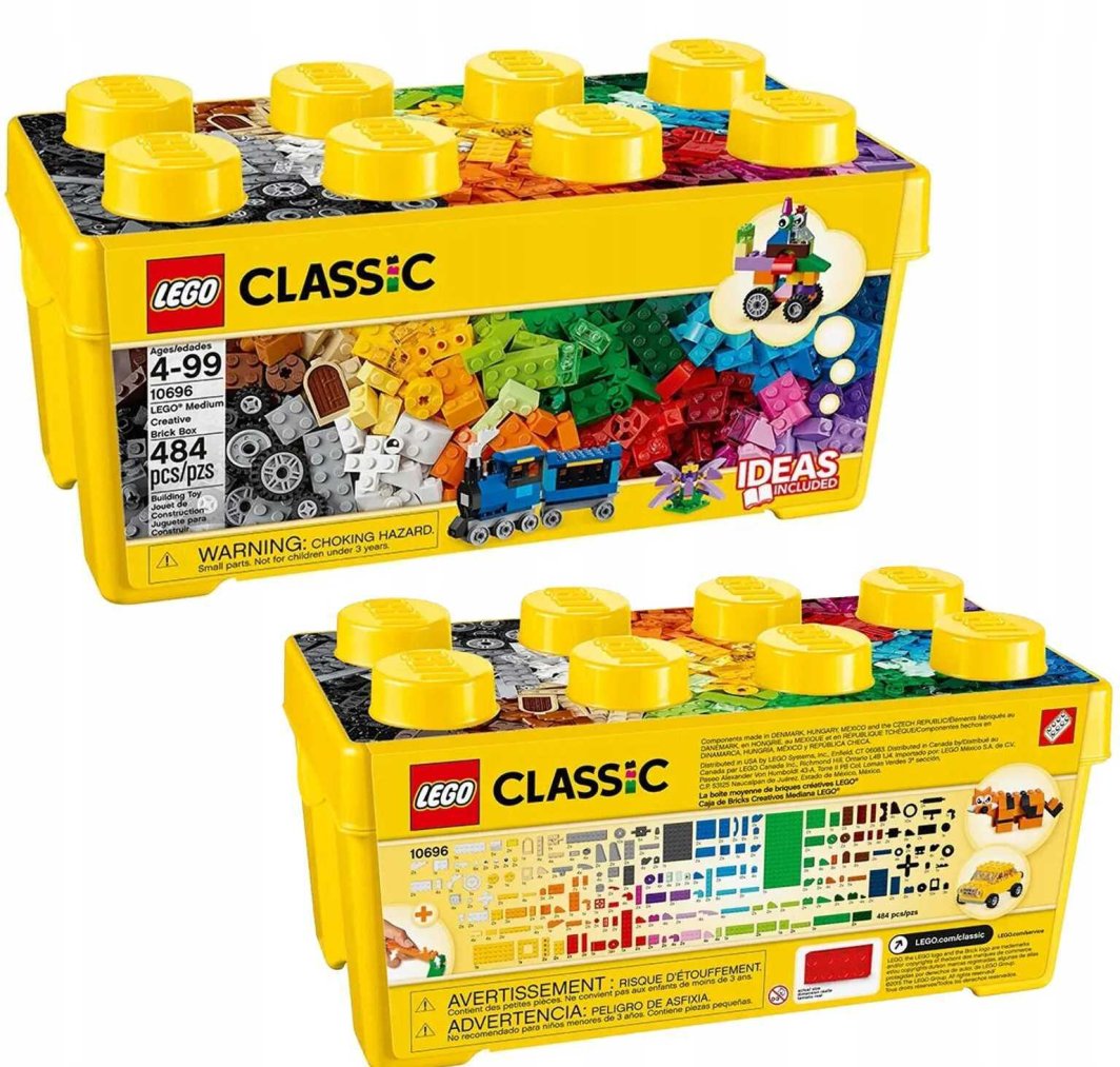 LEGO 10696 - Classic - Kreatywne klocki, średnie pudełko