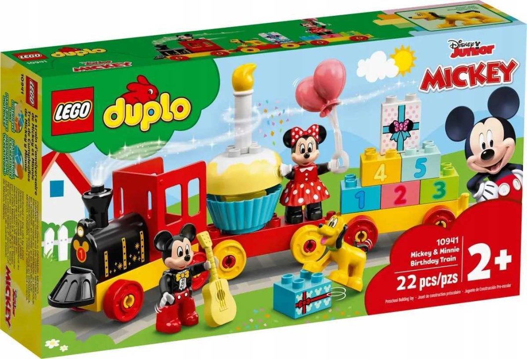 LEGO 10941 - DUPLO - Urodzinowy pociąg myszek Miki i Minnie