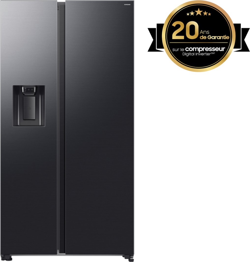 Lodówka Samsung Series 7 RS70F66KCF chłodziarko-zamrażarka otwierana obustronnie Wolnostojący 634 l C Czarny