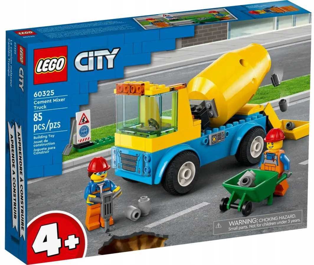 LEGO 60325 - City - Ciężarówka z betoniarką
