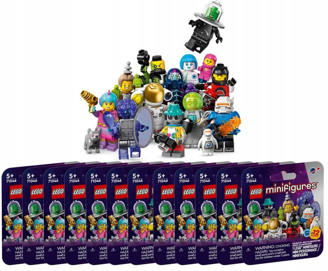 LEGO 71046 - Minifigures - Kosmos Seria 26 - Komplet 12 szt.