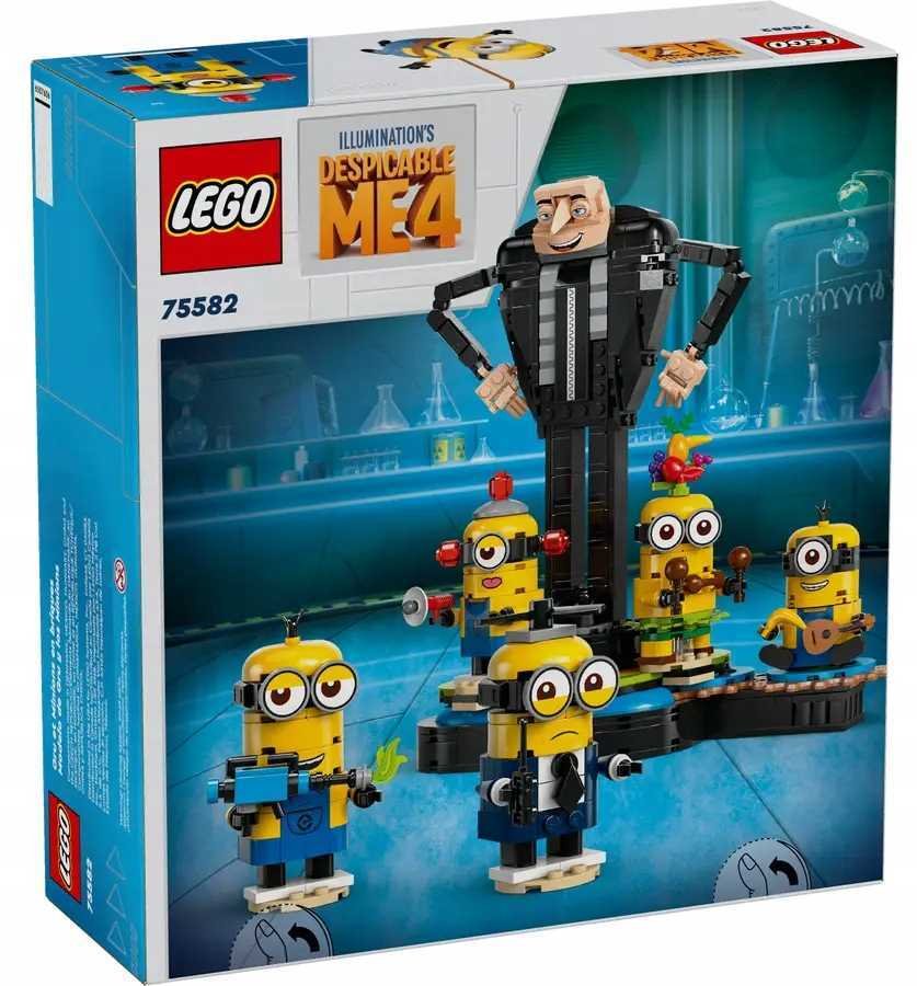 LEGO 75582 - Minionki - Gru i minionki z klocków