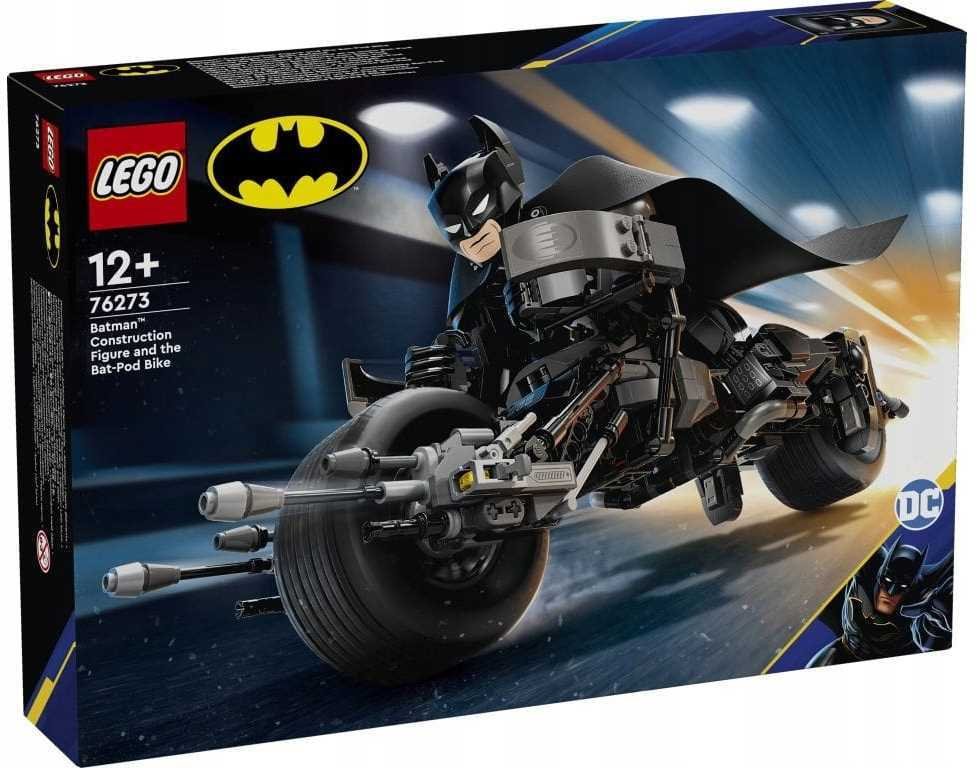 LEGO 76273 - Batman - Figurka do zbudowania i batcykl